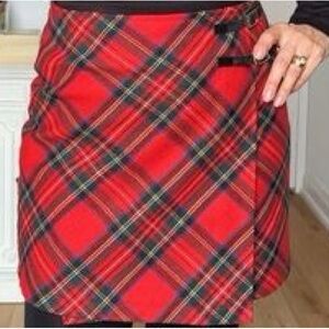 ROOTS VINTAGE 90’s plaid Skirt - T 🛍️